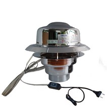 고온용 가스 배출기 펠릿 화목난로 벽난로 정화조 연기 배출기 흡출기 HE-107, 1개