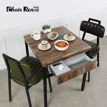 체어센스 국산 600X600 플라스틱 수저통 식탁 테이블, 15 대리석블랙