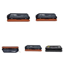SMU사 재생토너 캐논 LBP712CDN 5색(검정 2개 컬러 3개) 1세트 CRG040HK/CRG040HC/CRG040HM/CRG040HY, 1개, 4색