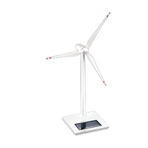 다이캐스트 풍차 풍력발전기 구조물 건전지 작동 회전 모형 키덜트 미니어처 볼펜꽂이, 화이트 M083B 서스펜션 3종