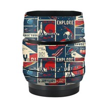 범용호환 후지 필름 XF 35mm f/1.4 R 랩 스킨 카메라 렌즈 스티커 안티 스크래치 보호 XF35f1.4 데칼 방수, 01 nasa