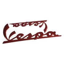 베스파 프론트 엠블럼 로고 마크 이니셜 스티커 파츠 베스파로고 베스파튜닝용품 스쿠터 메탈엠블럼, (07)BLACK 10cm, 1개