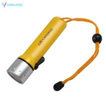 고출력 야간 수중 낚시 라이트 집어등 휴대용 방수 다이빙 손전등 토치 다이버 2000LM Q5 LED 램프 랜턴 야외 스포츠, Q5 LED 옐로우, 협동사