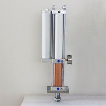 에어실린더 가스-액체 부스터 실린더 보어 63mm 수직 부스터 실린더 공압 공구 유압 실린더 빠른 부스트, 02 MPT63X100-20-1T, 02 MPT63X100-20-1T