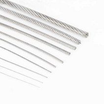 피아노선 이음선 철사 스텐와이어 강선 고춧대 교정, 오버몰드 0.8mm 40m, 1개
