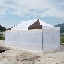 베이직 2x2 캐노피천막 캠핑천막 감성천막 포장마차 야외천막 접이식천막, B일체풀 2X2 형그린