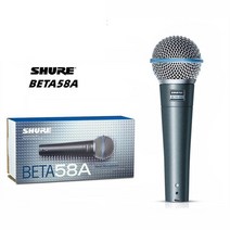보컬마이크 유선 방송용 다이나믹 마이크 shure beta58a 휴대용 스튜디오 노래, 없음