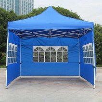 슬러지보관함 대피소 창고 5분안전교육장 천막, 9미터 붉은색 투명 천(파란색 음표)