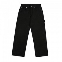 [빠른출고]/아크메드라비 STRAP TWILL COTTON PANTS BLACK