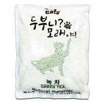 더캣츠 두부니 모래야 녹차 7L 4개 두부모래대용량
