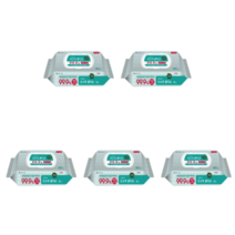 유한킴벌리 그린핑거 99.9% 살균소독 손소독 물티슈 휴대캡형 30매 [5팩]