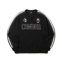 TRILLION 콘도르 풋볼 클럽 트랙 맨투맨 BLACK CONDOR FOOTBALL CLUB TRACK MTM BLACK