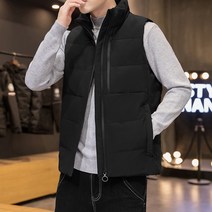 DFMEI 남성 패딩조끼 경량 추동 따뜻한 조끼 패딩