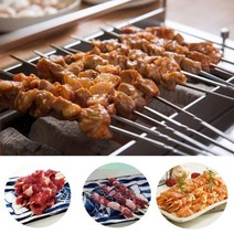 닭 염통 꼬치 야키토리 술안주 캠핑 구이 - 염통꼬치 40g 20개 양꼬치 20g 10개