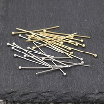 볼핀 0.7x30mm - 1봉(10개)/ 팔찌 귀걸이 만들기 재료, 금색