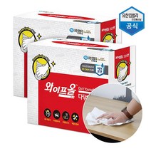 와이프올 41720-02 유한킴벌리 다닦아 타올 50매 x 2개