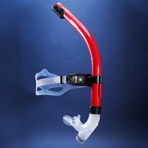 스쿠알로 센터스노클3_RED (물유입방지 드라이탑 탑재)