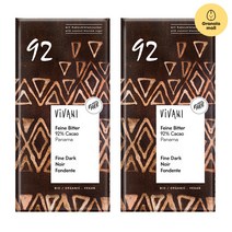 비바니 유기농 다크 92% 초콜릿 80g 2개