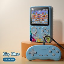 레트로 게임기 미니 고전 오락기 기계 모드 화면, Sky Blue Double