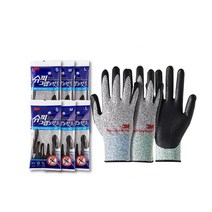3M 슈퍼그립 노 컷3 장갑 NBR 코팅 베임방지, L, L