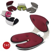 [오리백 의자] 1+1 바른 자세교정 의자 허리 골반 디스크 교정 척추 측만 체형교정의자 브랜드K인증 올바른 자세 개념부터가 다름니다! 월수금화목토의자, 오리백 마그네틱형-마룬