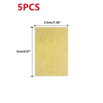 청소 스폰지 솔더 철 팁 청소 노즐 팁 납땜 인두 및 팁 청소 구리 와이어 클리너 볼, 5pcs 스폰지
