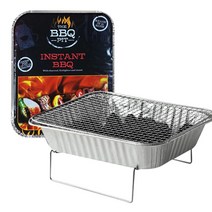 캠핑용 꼬치 그릴 일회용 바베큐 화로 양꼬치 불판 4586EA