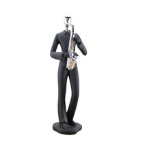 ST SHOP 입상 동상 뮤지컬 선물 음악 장식 가정 기념품 수지 음악가 조각, 색소폰