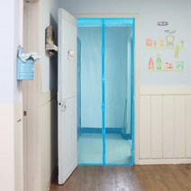 고급형 문 모기장(블루) (120cm)