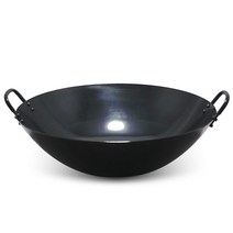 중화요리 철 북경팬 튀김팬 볶음팬, 양수60cm, 1개