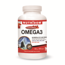 캐나다 뉴트리돔 물개 오일 오메가3 500mg 300정 DPA EPA DHA 캐나다 직구 영양제 - 카포리아