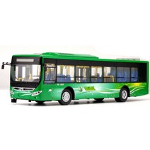 1:42 고속버스모형 다이캐스트 공항 버스 미니어쳐 전시 하이브리드, 6128 저상버스