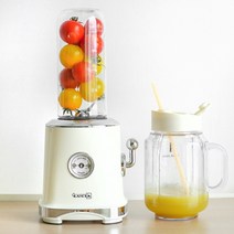 루시아 레트로 미니 블렌더 멀티 블렌더 분쇄기 믹서기 크림색, 투민스 루시아 멀티 블렌더