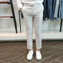 로니제이 남자 모던 벨트 SET 스판 10부 슬랙스