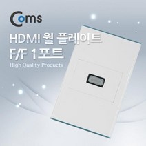 ITA063 Coms 월 플레이트 장착 판넬 HDMI