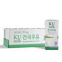 건국유업 건국멸균우유200ml, 200ml, 24개