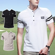 봄 남성 여름 카라넥 골프웨어 유니폼 반팔 티셔츠