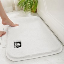 논슬립 두터운 두꺼운 호텔 고급스러운 바닥 발 매트 회색 털 에어패드, 블루