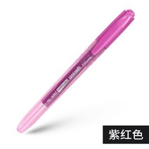 1개 일본 파일럿 SW-SLR-O 오블리크 헤드 형광펜 컬러 그림 키 마크 캔디 마커 펜 두꺼운 그리기 학생, 07 Fuchsia 1pcs
