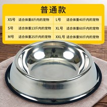 밥공기 개가 그릇 큰사이즈 사료 분량 래브라도 리트리버 방지 엎지르다 대형 갈 큰개 식대야 강아지용 632170106, 일반핏 타입 S입 135CM 내막 1, 스텐레스 미끄럼방지 애완동물 펫