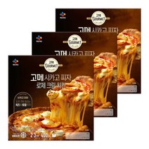 씨제이제일제당 고메 로제 크림 치킨 시카고 피자 400g x 3개, 단품