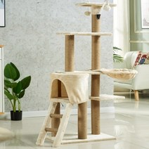 스크래쳐캣타워 해먹캣타워 135CM 심플캣타워 켓타워 고양이캣타워