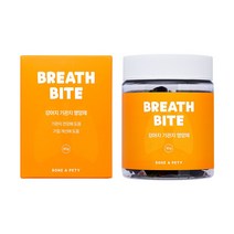 본아페티 강아지 기관지 협착증 거위소리 기침 면역력 영양제 브레스바이트, 80g, 기관지 호흡기 예방, 2개