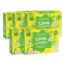울워스 젤리 라임 85g Woolworths Jelly Lime, 5팩