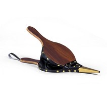 Goldblue 39.4 x 16.5cm(15.5 x 6.5인치) 벽난로 목재 벨로우즈 야외 바베큐 그릴 굴뚝 핸드 벨로우즈 목재 벨로우즈