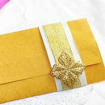 소망 봉투 금별 황색 현금예단봉투 꾸밈비봉투 축하봉투
