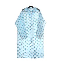 장마철 여행용 도트 방수 레인코트 짱짱 우비 우의