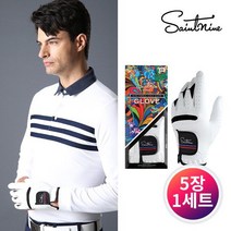 세인트나인 세인트나인 남성 합피 장갑 5장 1세트 - 4605-120-272, 화이트