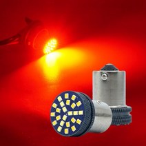 12V 24V 2016 24발 하이파워 싱글 더블 전구 LED, 24V용 더블타입, 레드LED