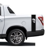 ArtX 해골 적재함 사이드 데칼스티커- NO.735(렉스턴스포츠 칸 코란도스포츠 콜로라도 글래디에이터 레인저 랩터)